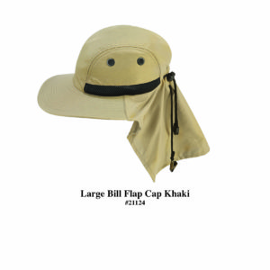 LARGE BILL FLAP CAP KHAKI Hat