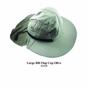 LARGE BILL FLAP CAP OLIVE Hat