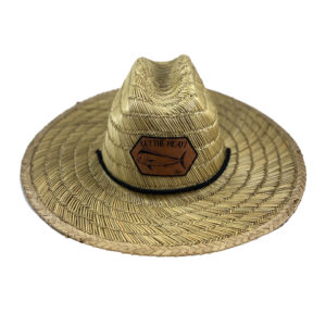 Riverguard Mahi-mahi Leather “ Get the Meat “ Straw Hat