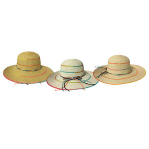 Multi-Color Band Ladies Hat