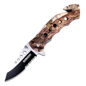 Brown Camo Knife